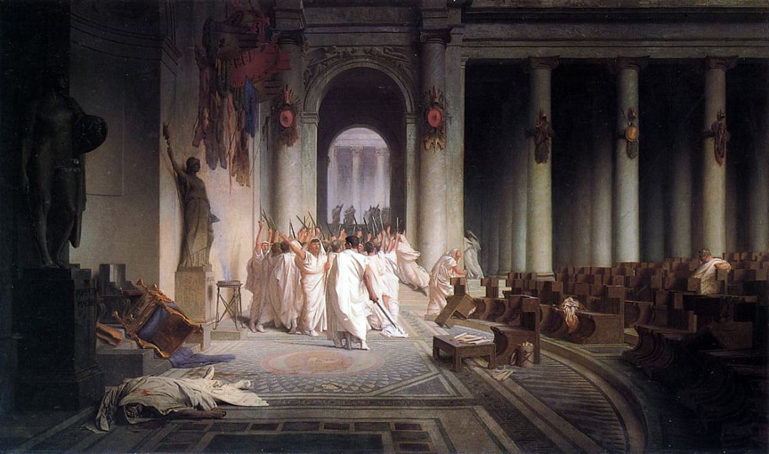 Gerome,The Death of Caesar