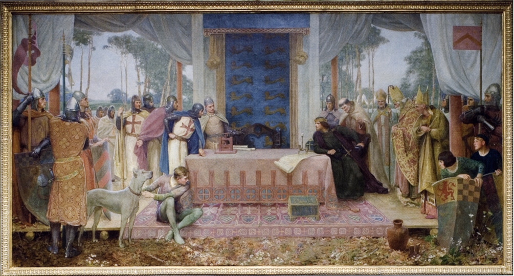 Herter, Signing of the Magna Carta copy