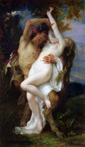 Cabanel Nymph Captured by a Satyr