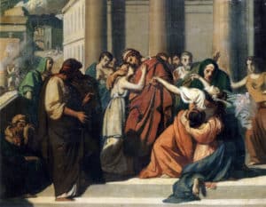 Cabanel, Oedipus Separating from Jocasta