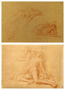 Cabanel, Paolo and Francesca Drawings