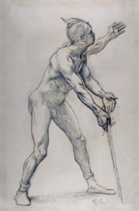 Cabanel, Saracen with a Sword, drg