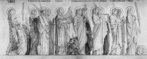 The Virgin Martyrs drawing